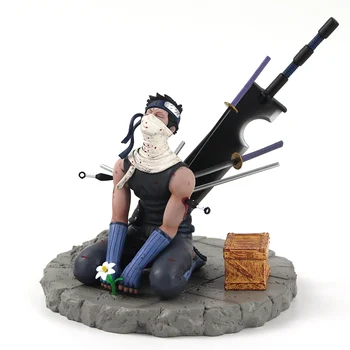Naruto Veiksmų Skaičius, Momochi Zabuza PVC Japonų Anime Naruto Kolekcines, Modelį, Žaislai