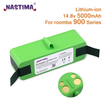 NASTIMA 14.8 V, 5Ah Li-ion Baterija iRobot Roomba 900 800 700 600 500 Serija 960 980 985 550 560 610 680 690 770 780 870 890