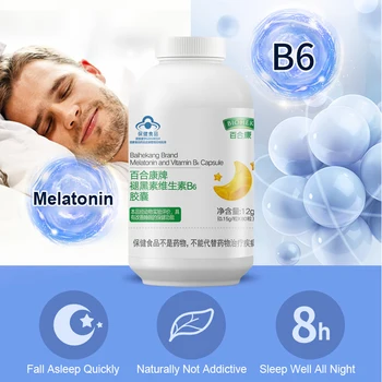 Natūralaus Melatonino, Miego Melatonino Papildyti Melatonino Miega Tabletes su Vitaminu B6