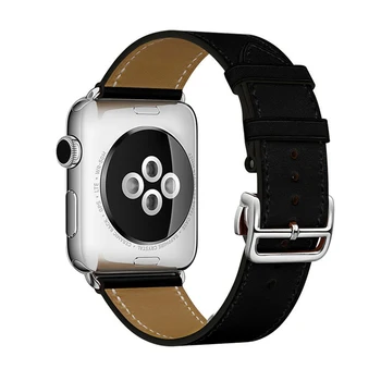 Natūralios odos dirželis apple watch band 42mm 38mm 44mm 40mm Diegimo Sagtis correa watchband už iwatch pulseira 5/4/3/2/1