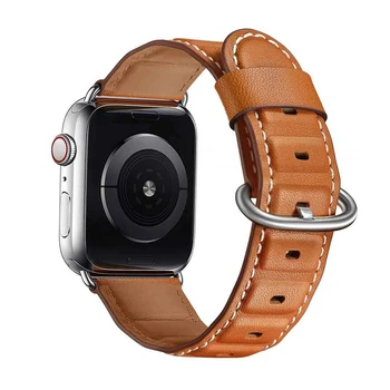 Natūralios Odos dirželis Apple watch band 44mm 40mm 38mm 42mm Priedai diržo watchband apyrankę iwatch serijos 3 4 5 se 6 grupė