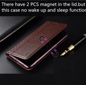 Natūralios odos magnetinio telefono maišelį su kredito kortelės turėtojas Sony Xperia 5 dėklas case Sony Xperia 2/Sony Xperia 1 atvejis