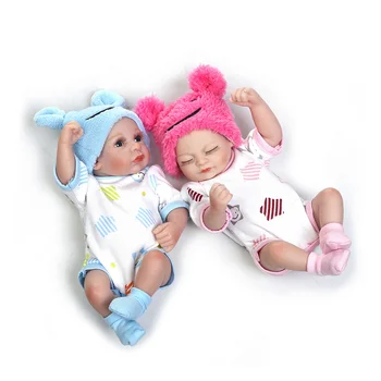 Nauja Bebe atgimsta lėlės, žaislai, pigūs slicone reborn baby lėlės mini twin didmeninės Dovanų Bonecas Kalėdų mielas kūdikis