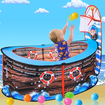 Nauja Corsair Žaisti Palapinė Vaikams Piratų Laivas Vaikų Palapinė Vandenyno Ball Pool Žaisti Tvora Žaislas Palapinė Namų Vaikams