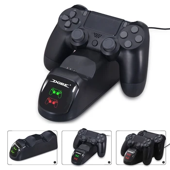 Nauja Greito Įkrovimo PS4 Dual Controller Įkroviklis, Pastatymo Įkrovimo Stovas 
