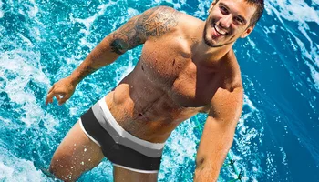 NAUJA seksuali naršyti plaukti trumpikės vyrams maudymosi kostiumėliai vyrų paplūdimio šortai šortai vyrams plaukti šortai Naršyti paplūdimio šortai plaukimo glaudės gėjų trumpikės