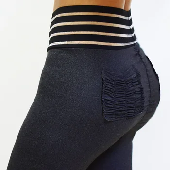 Nauja Seksuali Nėrinių Sujungimas Moterų Pants Plus Size Fitneso Antblauzdžiai 2018 Push Up Legging Activewear Kišenės Leggins Jeggings femme