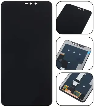 Nauja Xiaomi Redmi 6 Pastaba Pro LCD Ekranas su Rėmu Jutiklinis Ekranas skaitmeninis keitiklis LCD Redmi Note6 Pro Surinkimas, Remontas, Dalys