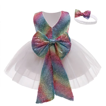 Naujagimio Suknelė 2021 Naujas Vasaros Kūdikių Krikšto Suknelė 1-os Metų Gimtadienio Suknelės Kūdikių Merginos Princesė Suknelės, Šaliai