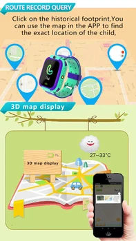 Naujai K12 Smart Žiūrėti LBS Vaikas SmartWatches Kūdikių Žiūrėti 1.44 Colių Balso Pokalbių GPS Finder 