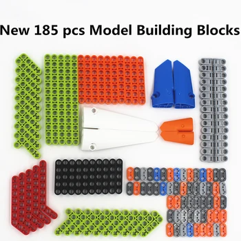 Naujas 185pcs modelio blokai žaislas berniukas dalys, biuro įranga statybinės plytos vaikų žaislai studless sijų frams suderinamas su Lego