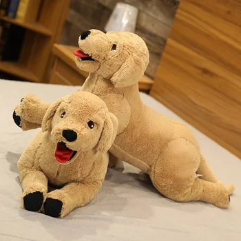 Naujas 35/75cm Modeliavimas Labradoro Šuo Pliušinis žaislas Kūrybos Realus Gyvūnų Šuniuką, Lėlės, Minkšti Minkšti Žaislai Vaikams Gimtadienio Dovana