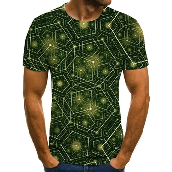 Naujas 3D atspausdintas vyriški T-shirt apvalus kaklas vertigo T-shirt spausdinimas, įdomus, galvos svaigimas, T-marškinėliai vyrams ir moterims