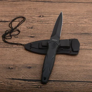 NAUJAS 440C Ašmenys ABS rankena fiksuotu peilis lauko kempingas medžioklės peilis Taktinis išgyvenimo kišenėje vaisių Naudingumas Peiliai EDC įrankis