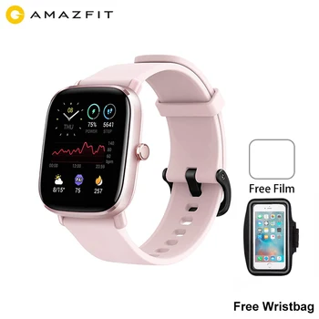 Naujas Amazfit GTS 2 Mini Smartwatch Visada-dėl AMOLED Ekrano 70 Sporto Rūšių Kraujo ir deguonies Soties Matavimo Miego Stebėjimo