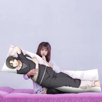 Naujas Anime Naruto Uchiha Itachi Užvalkalas Animacinių filmų Hugging dvipusis Persikas Oda Pagalvės užvalkalą Namo Kūno Pagalvė Padengti