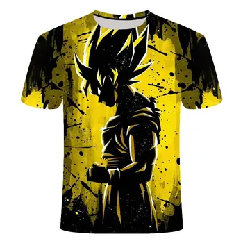Naujas aukštos kokybės marškinėliai anime 3D spausdinimo T-shirt 2020 trumpas rankovės hip-hop dizaino vyriški 3DT marškinėliai vasaros laisvalaikio T-shirt