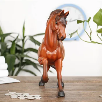 Naujas dervos arklio statula piggy bank retro modeliavimas arklio statula papuošalai amatų taupyklė saugių namų puošybai aksesuarai dovanos