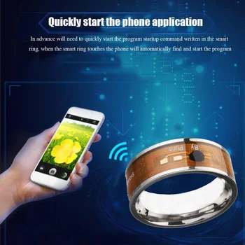 Naujas Desig Protingas Žiedo NFC ID Kortelės Daugiafunkcinis Vandeniui Protingas Magic Smart Dėvėti Piršto Skaitmeninis Žiedas NFC Telefoną