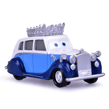 Naujas Disney Pixar Automobilių 3 Sunkvežimių Dėdė Queen of England Praleisti Fritra Pelkių 1:55 Išgauto lengvo Metalo Lydinio Modelis Žaislas Automobilis Vaikų Dovanų