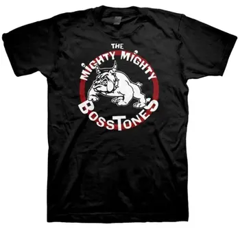 Naujas Dizainas Vyrai Tee Marškinėliai Topai Trumpas Rankovės Medvilnės Fitneso T-Shirts Mighty Mighty Bosstones Ratas Buldogas Juokinga Tees