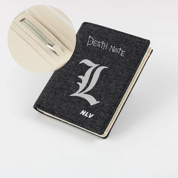 Naujas Dizaineris Death Note Trumpas Kišenėje Piniginės Moteriškos Piniginės Pinigų Maišas