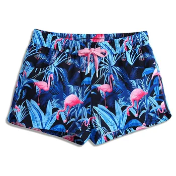 NAUJAS Flamingo Spausdinimo maudymosi Kostiumėliai, Quick Dry mados Mens plaukti Šortai Plaukimo bikini Skrynios maudymosi kostiumėlį, Maudymosi Trumpikės Paplūdimio Drabužiai Surf