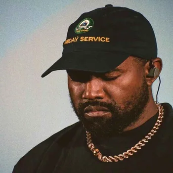 Naujas Kanye West sekmadienis Paslaugos Jėzus Yra Karalius Albumą Beisbolo Kepurės, Siuvinėjimo Tėtis Skrybėlę Unisex Moterų Žmogus Skrybėlės Naujausią albumą Snapback