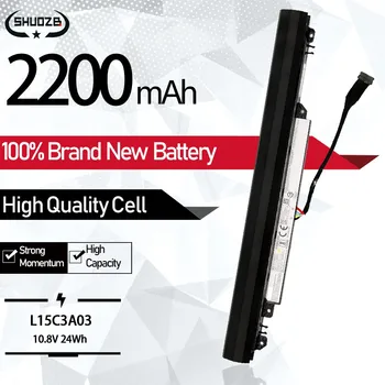 Naujas L15L3A03 L15S3A02 Nešiojamas baterija 10.8 V, 2200mAh 24Wh Lenovo Ideapad 110-15 110-14 110-15 110-15IBR 110-15ACL