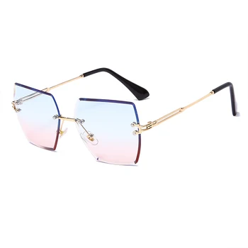 Naujas Mados Aikštė Taškus Akiniai nuo saulės Moterims, Metalo Saulės akiniai Prabangos Prekės Atspalvių UV400 Akiniai Oculos de sol