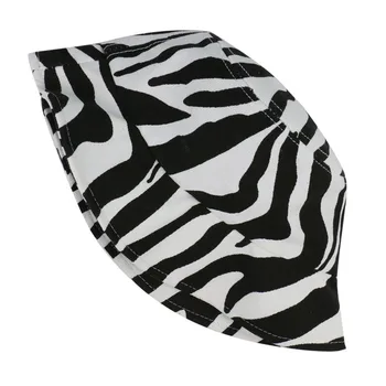 Naujas Mados gyvūnų Juoda Balta Dryžuotas Zebras Kibirą, Skrybėlės Moterims vasaros Ponios asmenybės Panama fishman skrybėlę Unisex saulės skrybėlės
