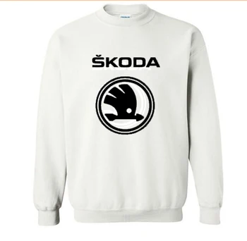 Naujas Mados Medvilnės Vyrų Hoodies Škoda Automobilių Logotipas Spausdinti Vilnos O-Kaklo megztinis Palaidinės HipHop Harajuku Streetwear Vyrų Drabužiai.