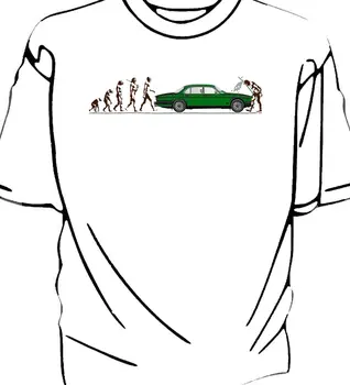 Naujas Mados Prekės ženklo Vyrai Animacinių filmų Hip-Hop Marškinėliai Britų Klasikinių Automobilių Gerbėjai Xj6 Xj12 