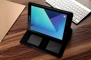 Naujas Mados PU Odos Smart Cover For Samsung Galaxy Tab S3 9.7 SM-T820 T825 Prabanga Apversti Planšetinį kompiuterį 