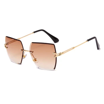 Naujas Mados Taškus Akiniai nuo saulės Prabangos Prekės ženklo Moterų Metalo Aikštėje Saulės akiniai UV400 Atspalvių Akių Oculos Gafas de sol