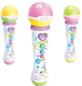 Naujas Mikrofonas mikrofonas su vaikų dainų karaoke dainavimas muzikos vaikų švietimo žaislai