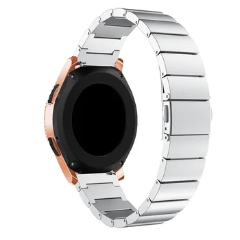 Naujas Nerūdijančio Plieno Apyrankės Dirželio Pakeitimo Priedai Samsung Galaxy Žiūrėti 42mm Watchband Prabanga Metalo 20mm Dirželiai