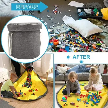 Naujas Nešiojamas Sulankstomas Vaikams Žaisti Žaislas sutvarkymo ir Saugojimo Krepšys Konteinerių Daugiafunkcinis Nešiojamas Žaislų Mados Praktinių Saugojimo