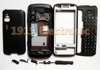 Naujas Pilnas Pilnas Mobiliojo Telefono Korpuso Dangtis Atveju su anglų Klaviatūra Nokia c6-00 c6 c600 + Įrankiai
