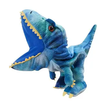 Naujas Pliušinis Modeliavimas Mielas Dinozauras Vertus, Lėlių, Žaislų Kilnojamojo Atidaryti Lėlių Žaisti Žaislai Vaikams Pliušinis Burną Vaidmenį Vertus Dovana D6C9