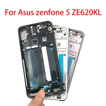 Naujas Priekinis LCD Būsto Viduryje Bezel Plokštės Rėmas ASUS Zenfone 3 ZE620KL Remontas, Atsarginės Dalys
