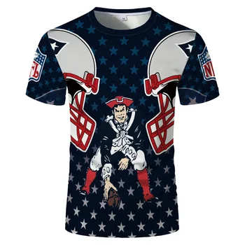 Naujas Regbio Marškinėliai Vyrams Laisvalaikio Ir Mados Komanda Drabužius 3d Spausdinimo Tshirts Laisvi, Patogūs Viršūnes Tees Hip-Hop T-shirt