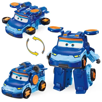 Naujas Sezonas 9 Didelis ABS Super Sparnus Deformacijos Orlaivis Robotas Žaislai Veiksmų Skaičiai Transformacijos Automobilių Žaislai