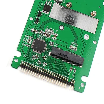 Naujas ST6008C Mini SATA mSATA SSD į 44pin IDE adapteris su atveju kaip 2.5