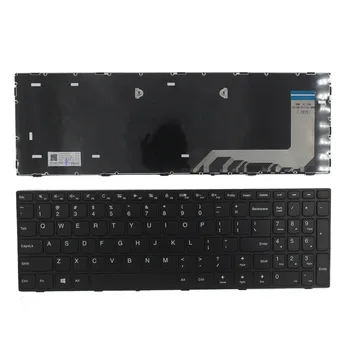 Naujas US klaviatūra lenovo ideaPad 110-15ISK 110-15IKB 110-17ACL 110-17IKB 110-17ISK MUMS nešiojamojo kompiuterio klaviatūra Nr. apšvietimu, su rėmu