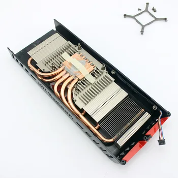 NAUJAS Ventiliatorius XFX AMD HD5850 53*53MM HD 5850 vaizdo plokštės grafinė kortelė šilumos kriaukle aušinimo ventiliatorius Rodyti kortelę radiatorius