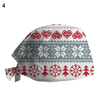 Naujas Šveitimas Slaugytoja Skrybėlę gorros Kalėdų Baotou Bžūp Bouffant Spausdinti Slaugos Chirurgijos Sanitarijos Bžūp Prakaito-popierinio Rankšluosčio, Gydytojai Skrybėlę