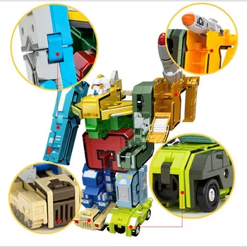 Naujausias 10 skaitmenų Paversti automobilio/plokštumą/Raketų Kūrybos 1-karinis robotas Veiksmų Skaičiai Kūrimo Bloką žaislai Vaikams dovanos