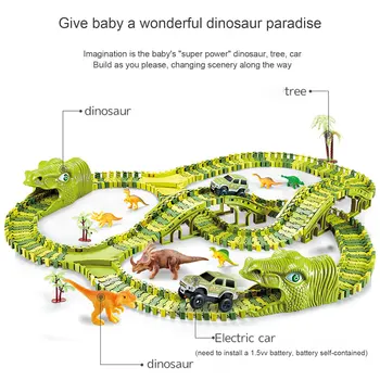 Naujausias Atvykimo Vaikai Dinozaurų Kelio Rinkinys Vaikams Permainingi 