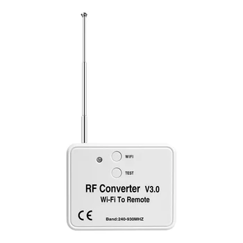 Naujausias Išmaniųjų Namų Plataus Dažnio 240~930Mhz Geležinkelių ir Mokymasis & Fiksuotojo kodas WIFI RF, konverteris